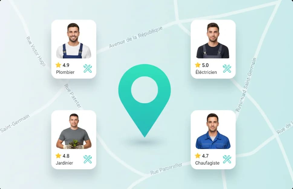 Nous recherchons vos artisans