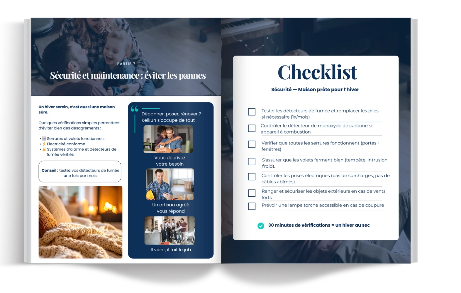 sécurité et entretien<br />
